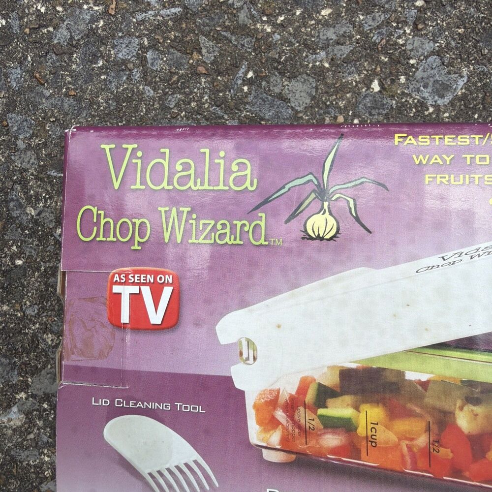 Vidalia Chop Wizard with Bonus Dicer Blade, As Seen On TV, Brand New and Sealed - Picture 2 of 3